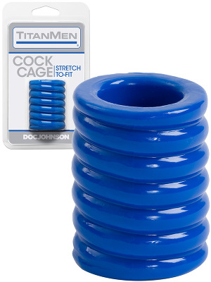 Titanmen - Cock Cage - blau