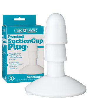 Vac-U-Lock - Frosted Suction Cup Plug