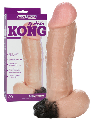 Vac-U-Lock - Kong Realistic Cock