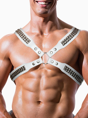 White Leather Harness