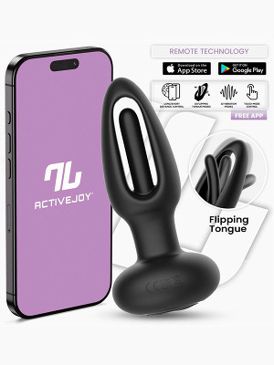 Zack Flipping Tongue Anal Plug with App