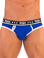 - Push - Premium Cotton Brief - Royal/Wei