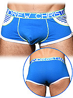 Almost Naked Retro Pocket Boxer - Blau