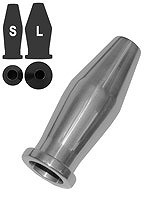 Aluminium Tunnel Buttplug - Small