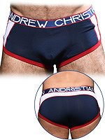 Andrew Christian - Almost Naked Retro Mesh Boxer - Navy