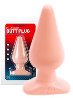 Classic Butt Plug - large white