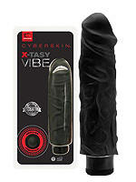CyberSkin X-Tasy Vibrator - schwarz
