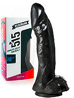 Dildorama 515 line XL Dildo 10.5 inch Suction - Black