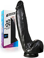 Dildorama 515 line XL Dildo 11 inch Suction - Black