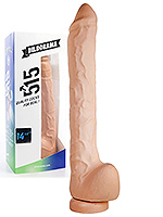 Dildorama 515 line XXL Dildo 14.5 inch Suction - Flesh