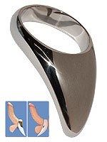 Edelstahl Penisring Teardrop 45mm