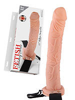 Fetish Fantasy - 11 inch Hollow Strap-On - Flesh