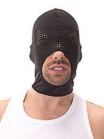 Fetish Hood Mask Ty - Schwarz