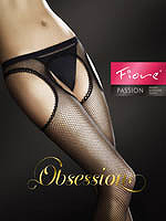 Fiore - Netzstrapsstrumpfhose Passion Tan