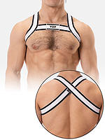 Harness Top - Weiss/Schwarz