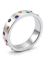 Heavy Caliber Cockring with Gems