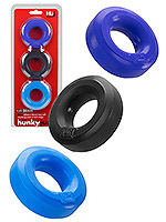 Hnkyjunk - C-Ring Multipack - Schwarz + Cobalt + Navy