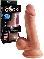 King Cock Plus - 6.5 inch Triple Density Cock with Balls