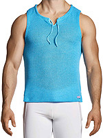 Micro Knit Sleeveless - Blau