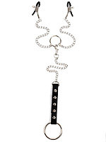 Nipple Clamps with Penis Ring