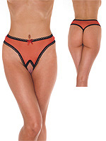 Open G-String - rot - One Size