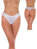 Open G-String - weiss - One size