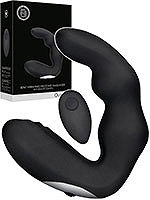 OUCH! Bent Vibrating Prostate Massager - Schwarz