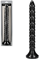 OUCH! Scaled Snake 12 inch Anal Dildo - Schwarz