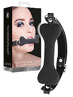 OUCH! Silicone Bone Gag - Black