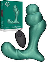 OUCH! Stacked Vibrating Prostate Massager - Grn