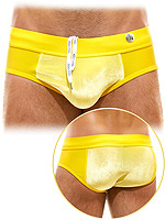 Pure Velvet Brief - Gelb