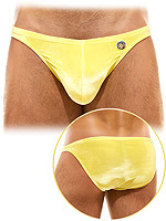 Pure Velvet Low Cut Brief - Gelb