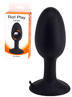 Roll Play Anal Plug Schwarz - Large