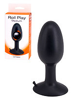 Roll Play Anal Plug Schwarz - Medium