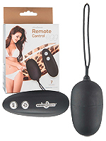 UltraSeven 7 Function Remote Control Egg Black